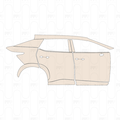 Pre-Cut PPF Lexus RZ 2023
