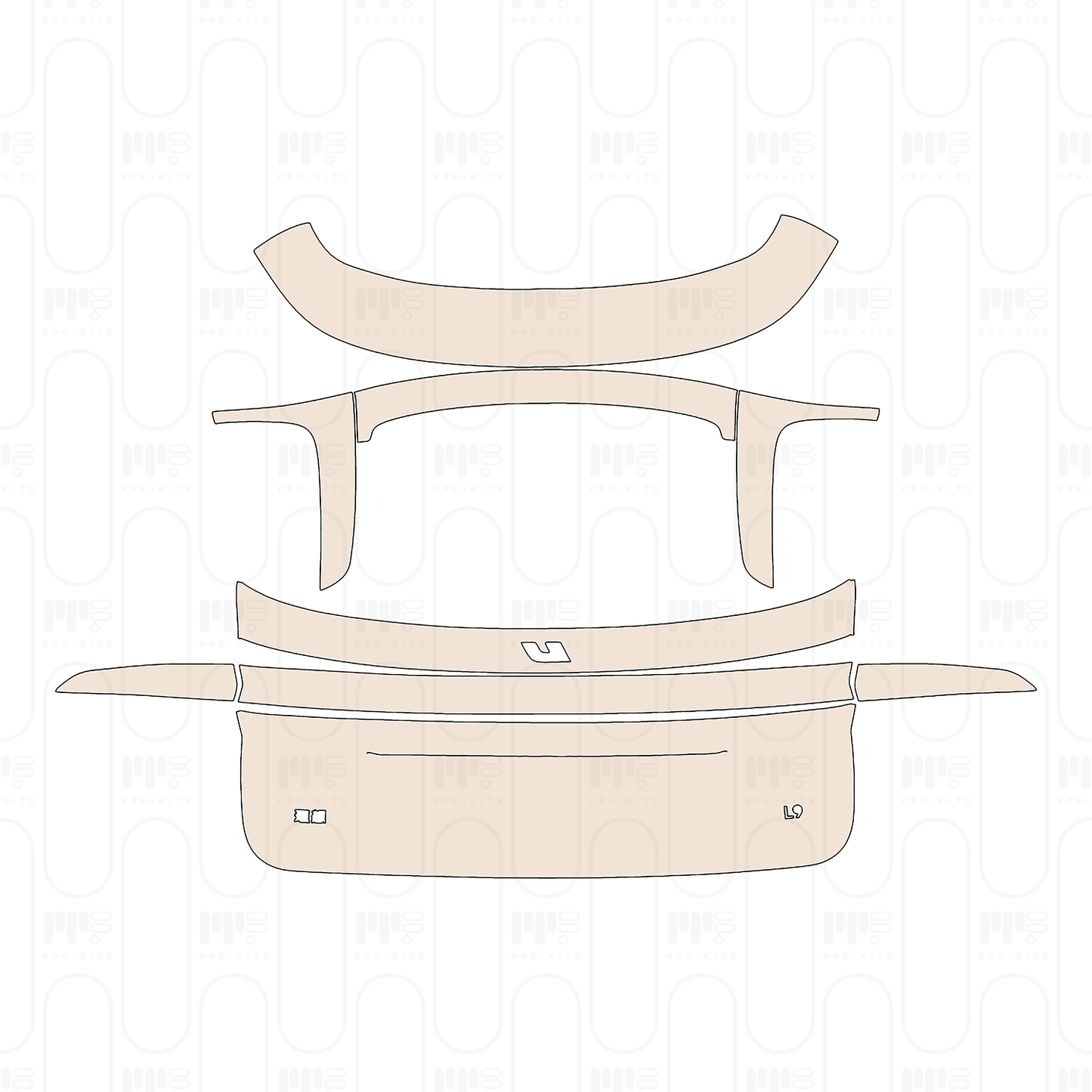 Pre-Cut PPF Li Auto L9 2022