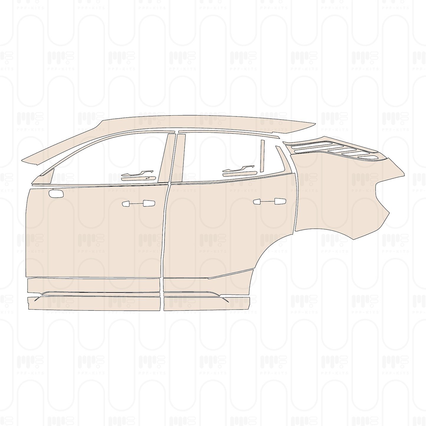 Pre-Cut PPF Lynk&Co 05 2023