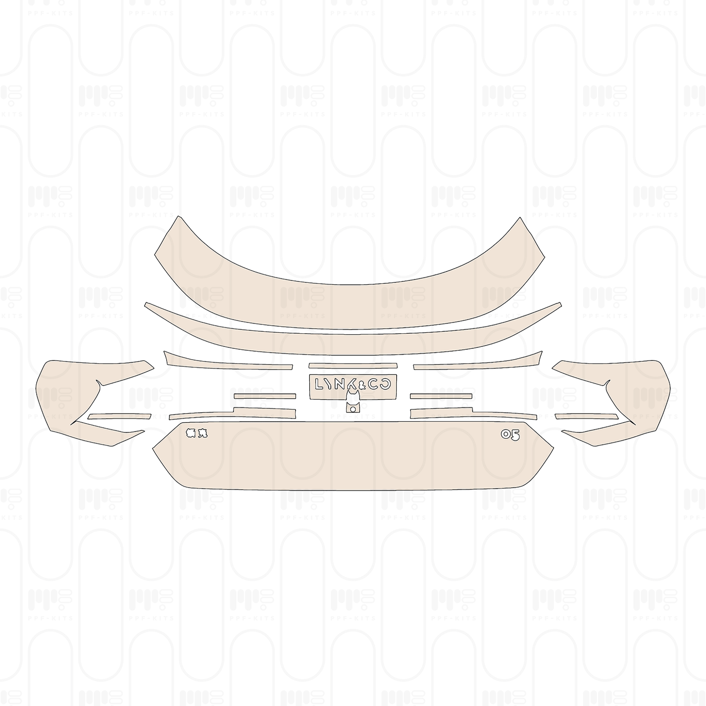 Pre-Cut PPF Lynk&Co 05 2023