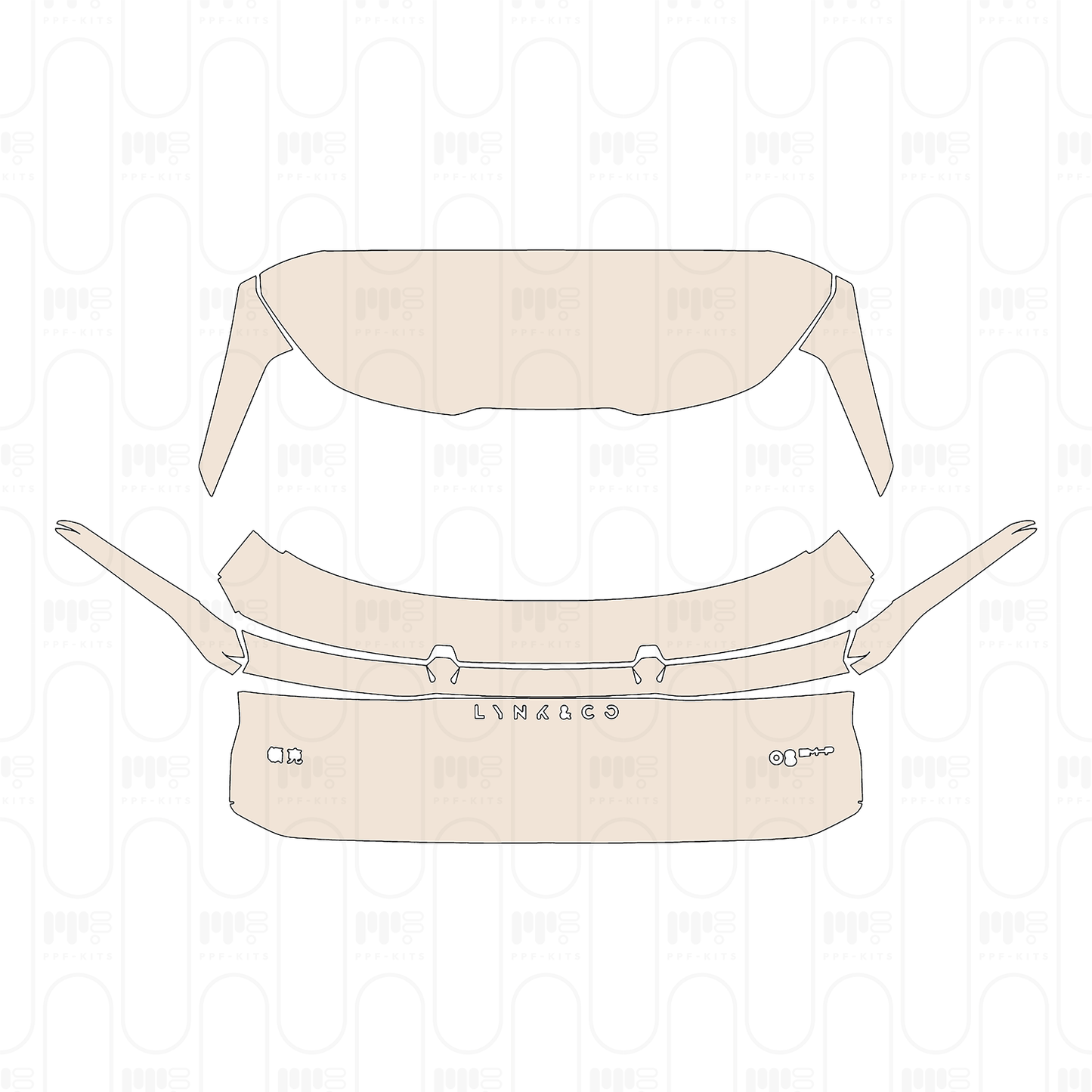 Pre-Cut PPF Lynk&Co 08 2023