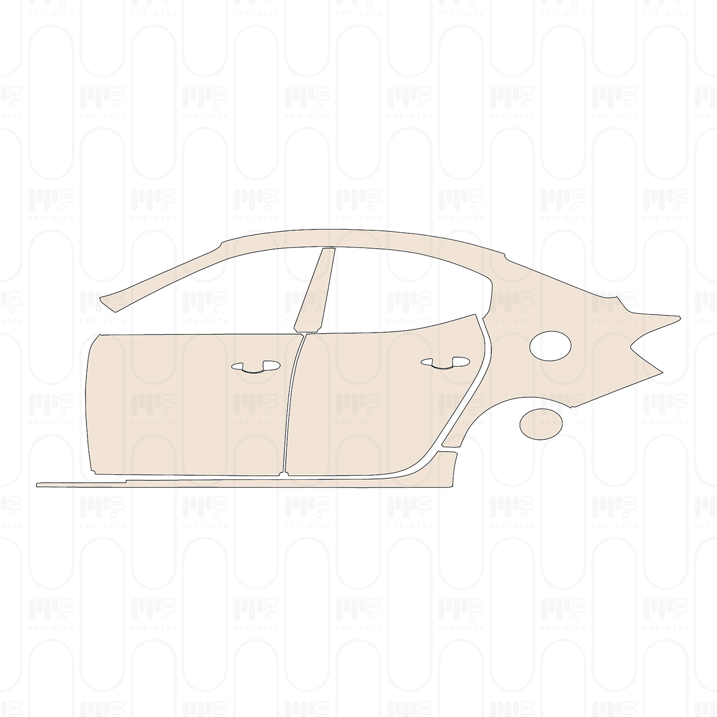 Pre-Cut PPF Maserati Ghibli GT 2023