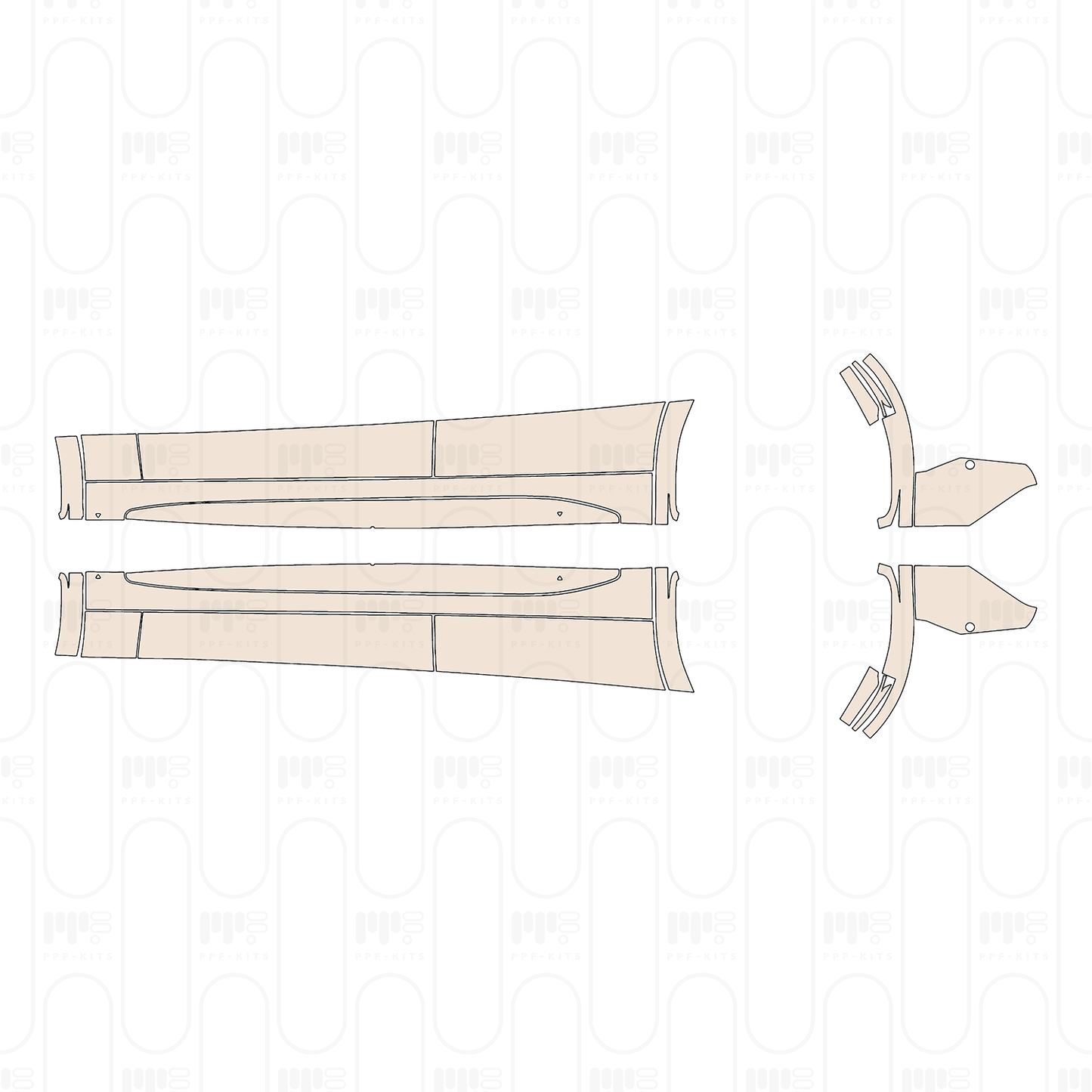 Pre-Cut PPF Maserati Grecale Folgore 2025