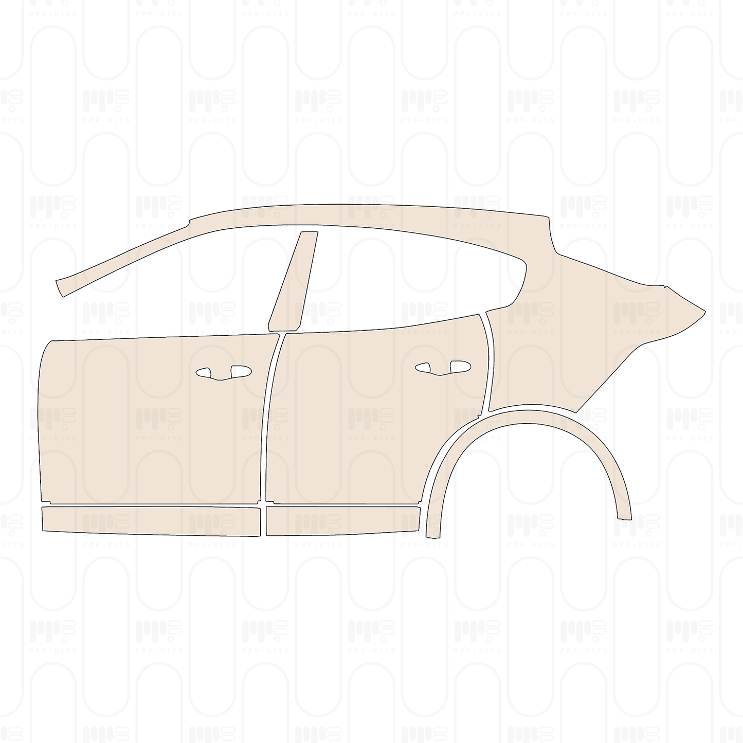 Pre-Cut PPF Maserati Levante Modena 2024