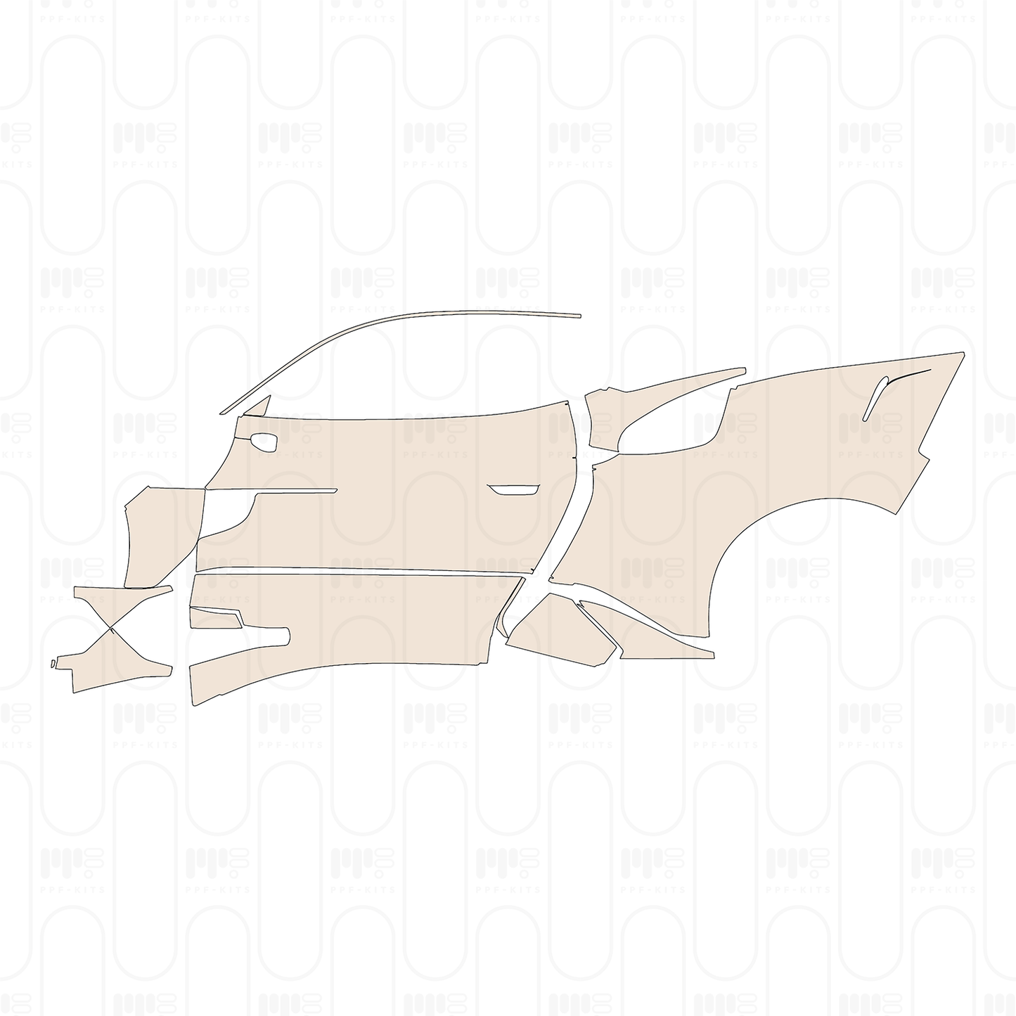 Pre-Cut PPF Maserati MC20 Cielo 2024
