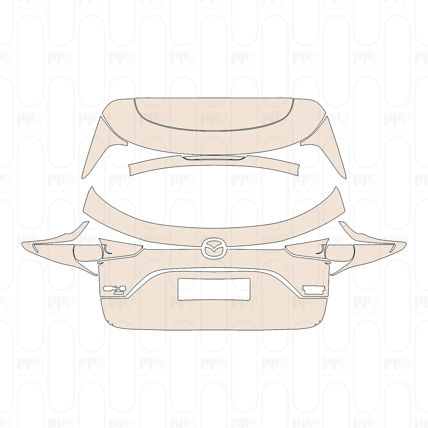 Pre-Cut PPF Mazda CX-5 2022