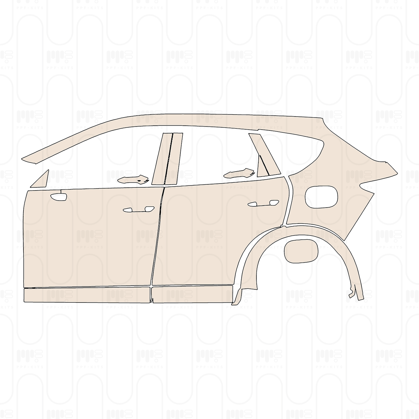 Pre-Cut PPF Mazda CX-60 (EU) Homura 2023