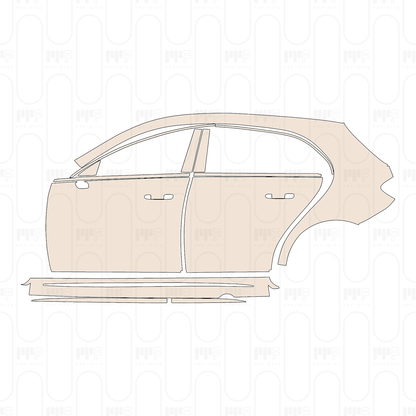 Pre-Cut PPF Mercedes-Benz A Class Hatchback AMG A 45 2022