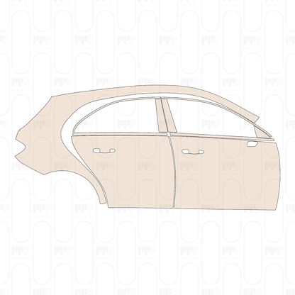 Pre-Cut PPF Mercedes-Benz A Class Hatchback Base 2022