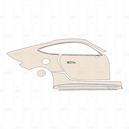 Pre-Cut PPF Mercedes-Benz AMG GT 2-Door AMG GT 43 2024