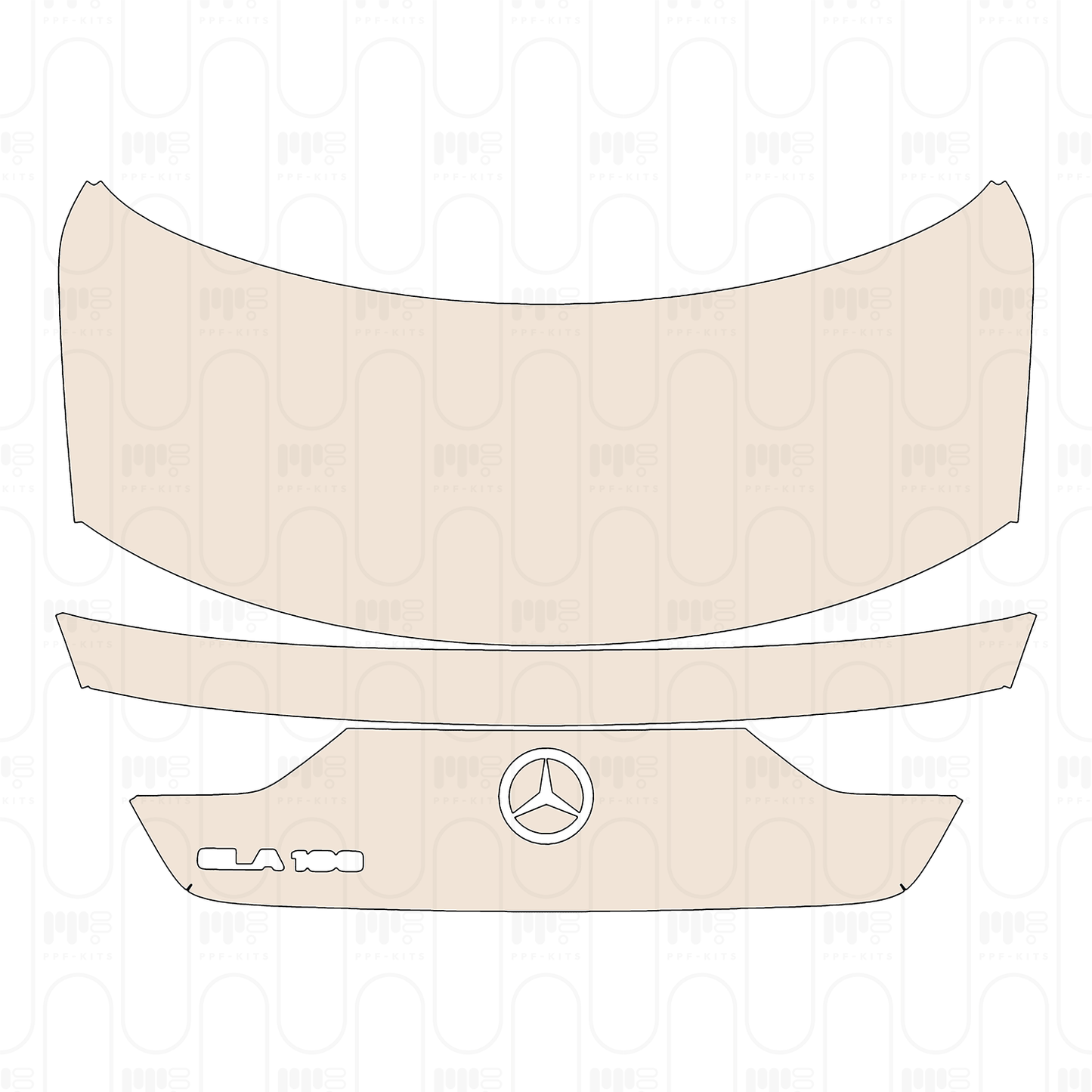 Pre-Cut PPF Mercedes-Benz CLA Coupe AMG-Line 2022