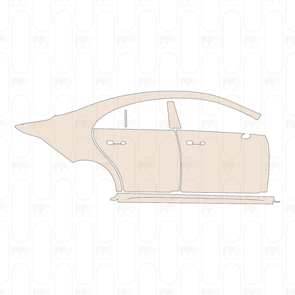 Pre-Cut PPF Mercedes-Benz CLA Coupe AMG-Line 2022