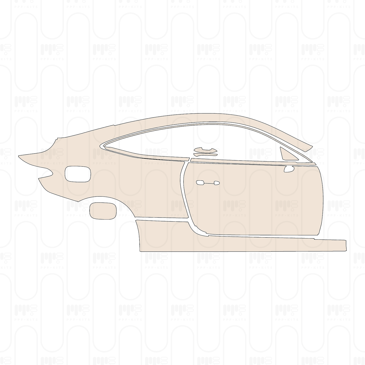 Pre-Cut PPF Mercedes-Benz CLE Coupe Base 2024