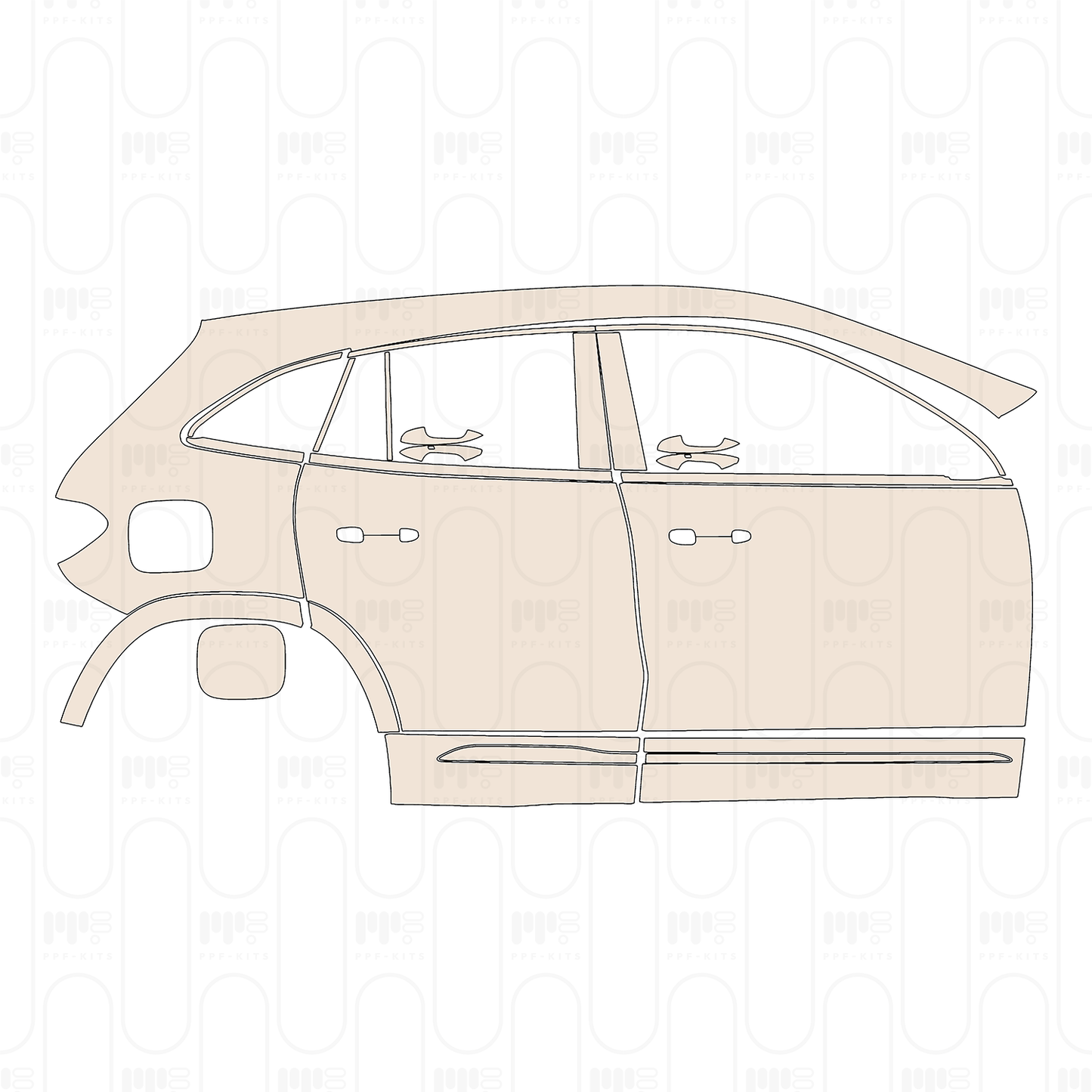 Pre-Cut PPF Mercedes-Benz EQA (CN) Base 2022
