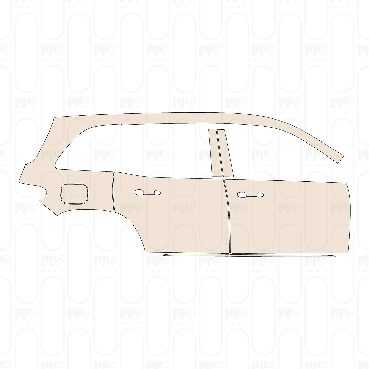 Pre-Cut PPF Mercedes-Benz EQB Base 2022