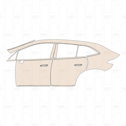 Pre-Cut PPF Mercedes-Benz EQE SUV AMG Line 2023