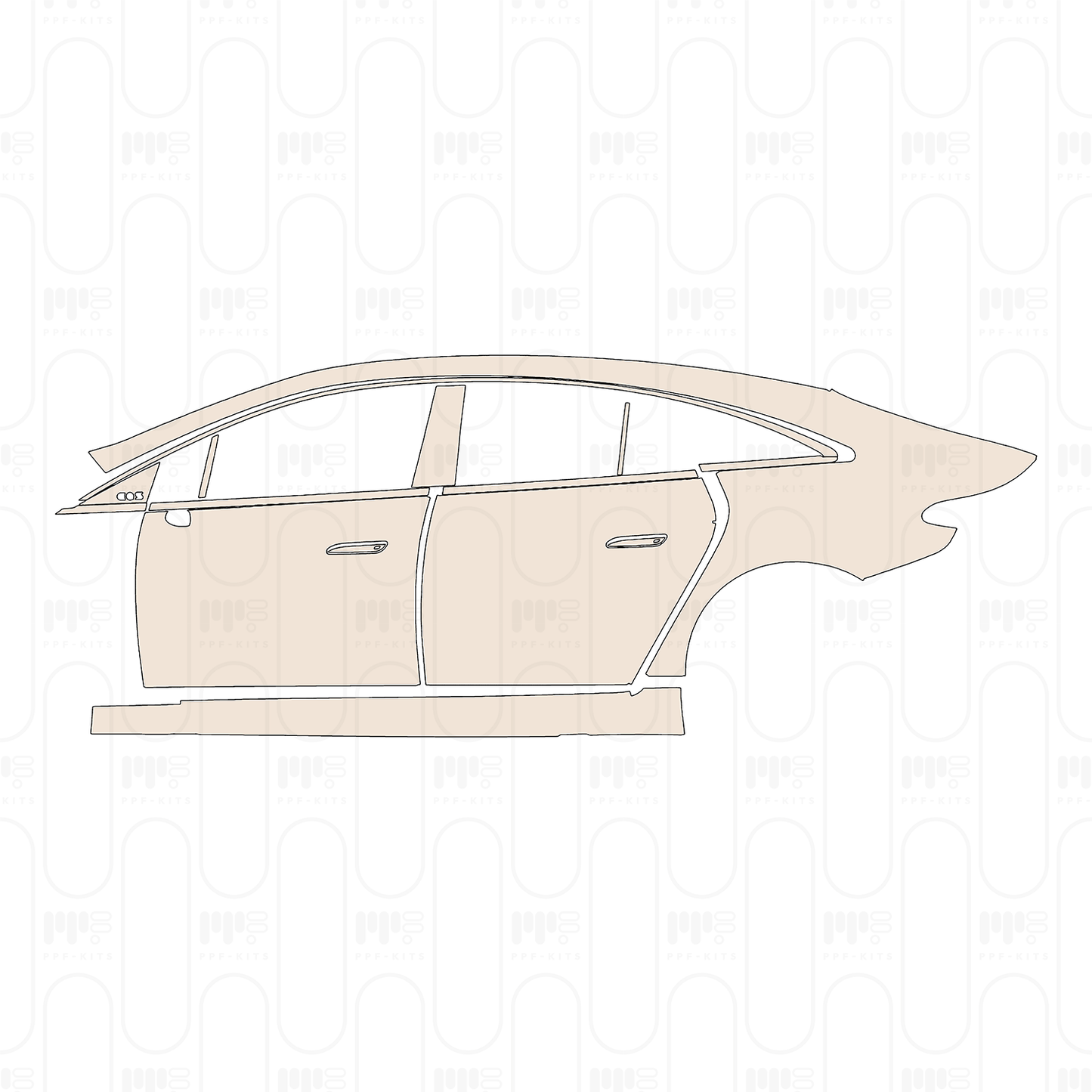 Pre-Cut PPF Mercedes-Benz EQS AMG 53 2022