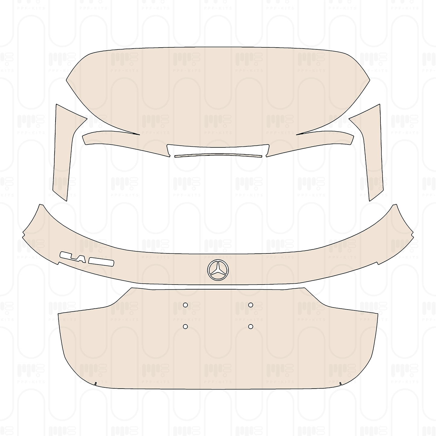 Pre-Cut PPF Mercedes-Benz GLA Base 2022