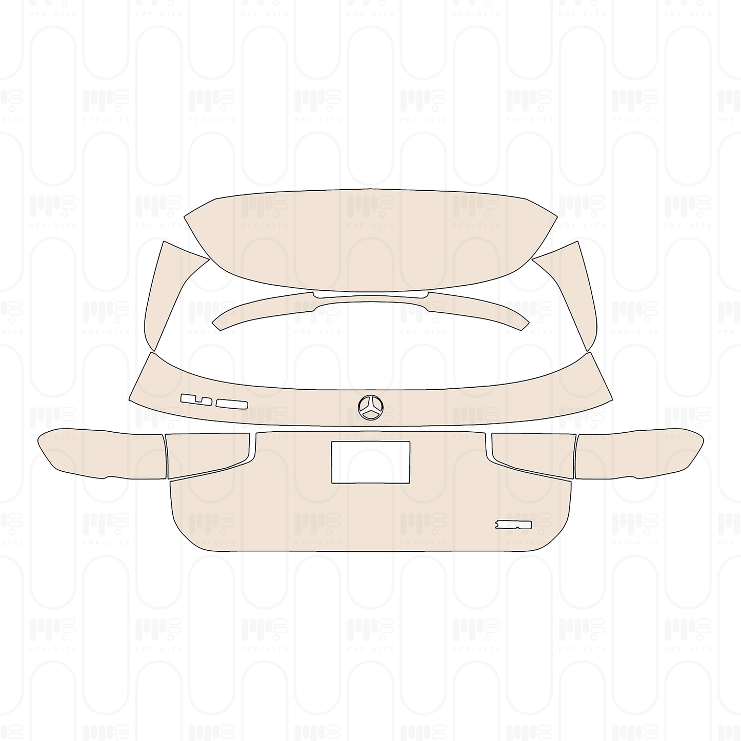 Pre-Cut PPF Mercedes-Benz GLB Base 2022