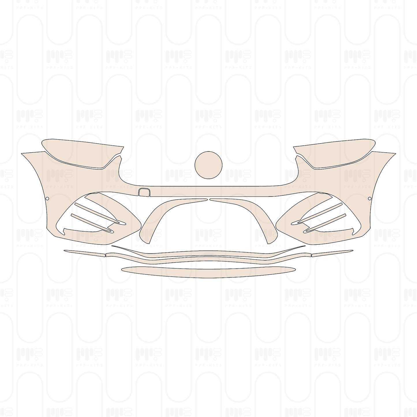 Pre-Cut PPF Mercedes-Benz GLC Coupe AMG GLC 63 S e Performance 2025