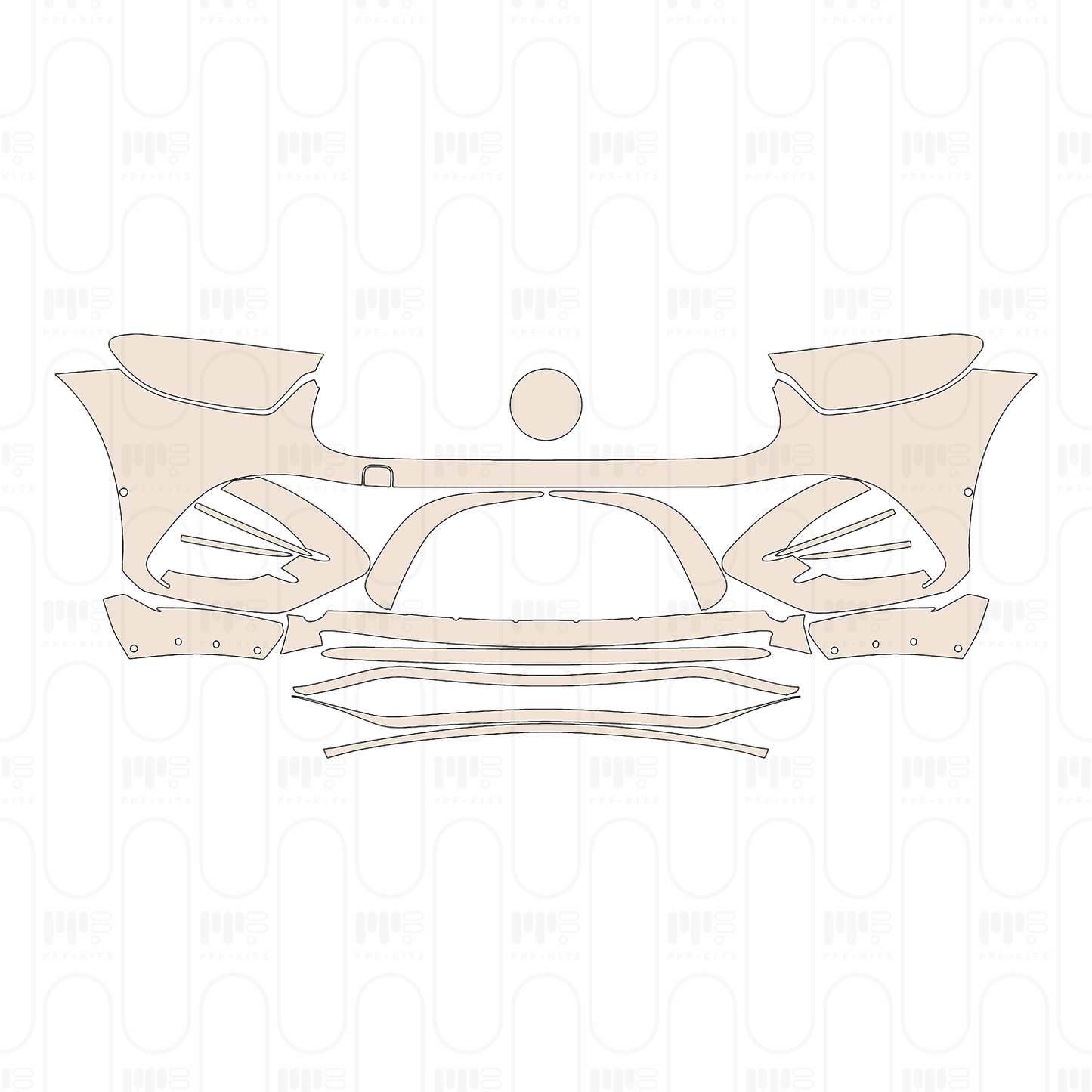 Pre-Cut PPF Mercedes-Benz GLC Coupe AMG GLC 63 S e Performance 2025