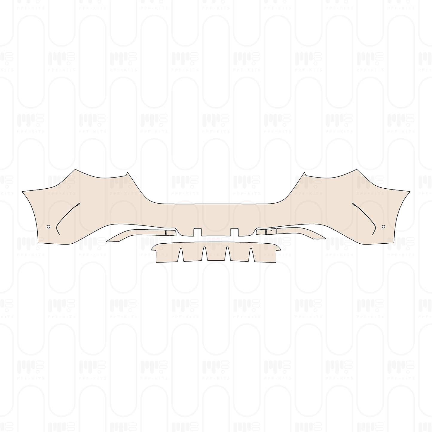 Pre-Cut PPF Mercedes-Benz GLC Coupe AMG GLC 63 S e Performance 2025