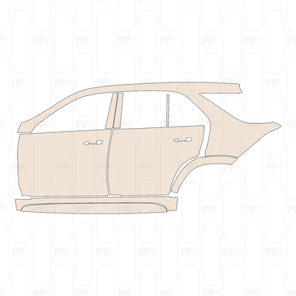 Pre-Cut PPF Mercedes-Benz GLE SUV AMG GLE 53 2022