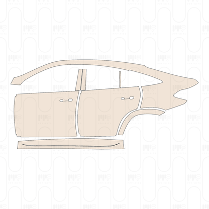 Pre-Cut PPF Mercedes-Benz GLE Coupe AMG GLE 53 2022