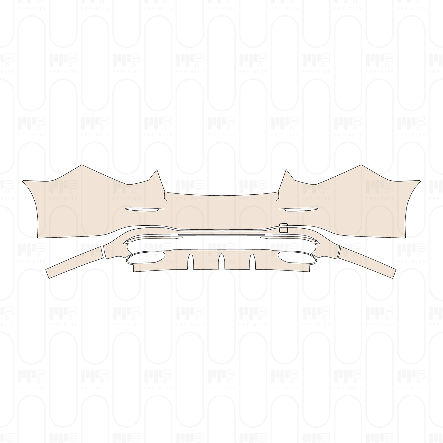 Pre-Cut PPF Mercedes-Benz S Class Sedan AMG-Line Extended Wheelbase 2022