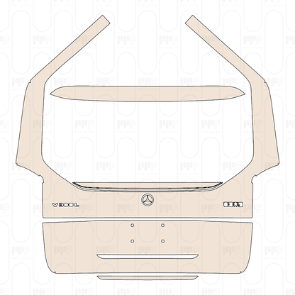 Pre-Cut PPF Mercedes-Benz V Class Extended Wheelbase AMG-Line 2025