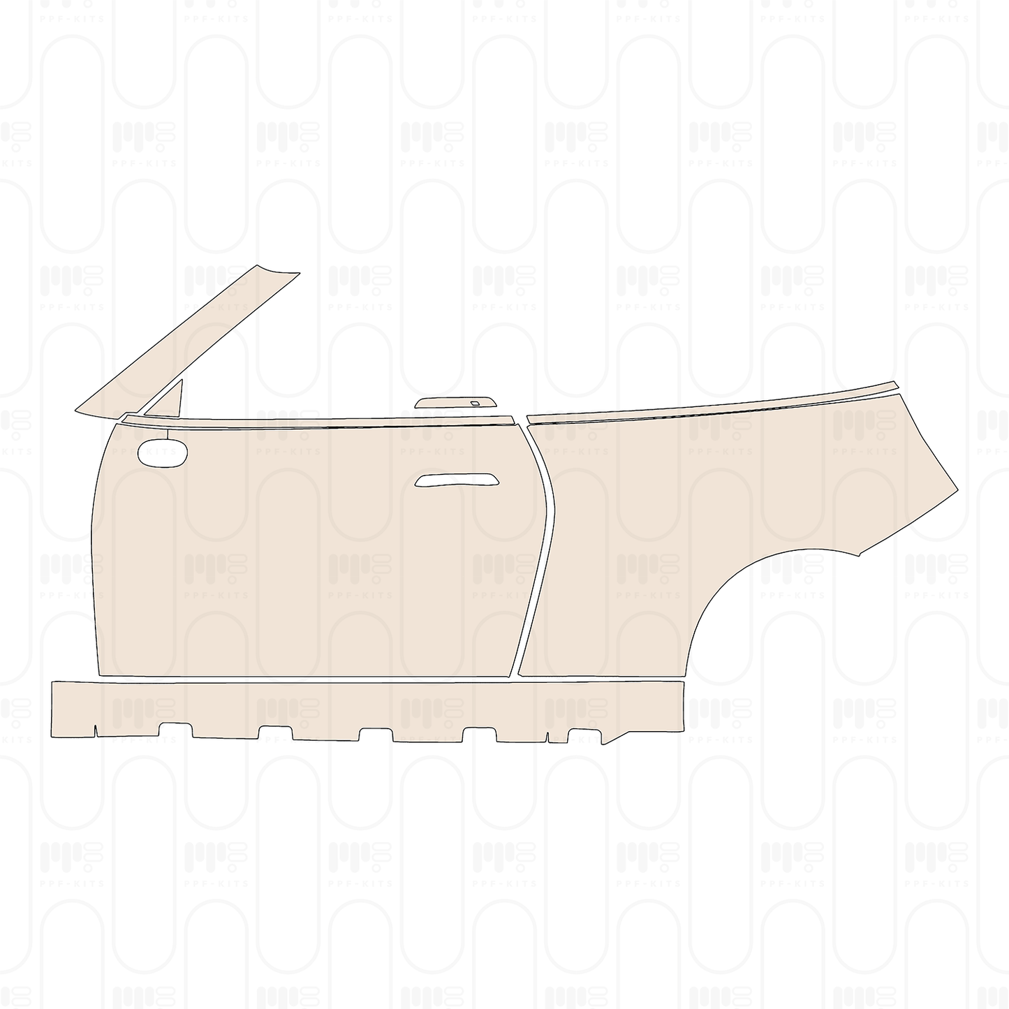 Pre-Cut PPF MINI Electric MINI Cooper Base 2025
