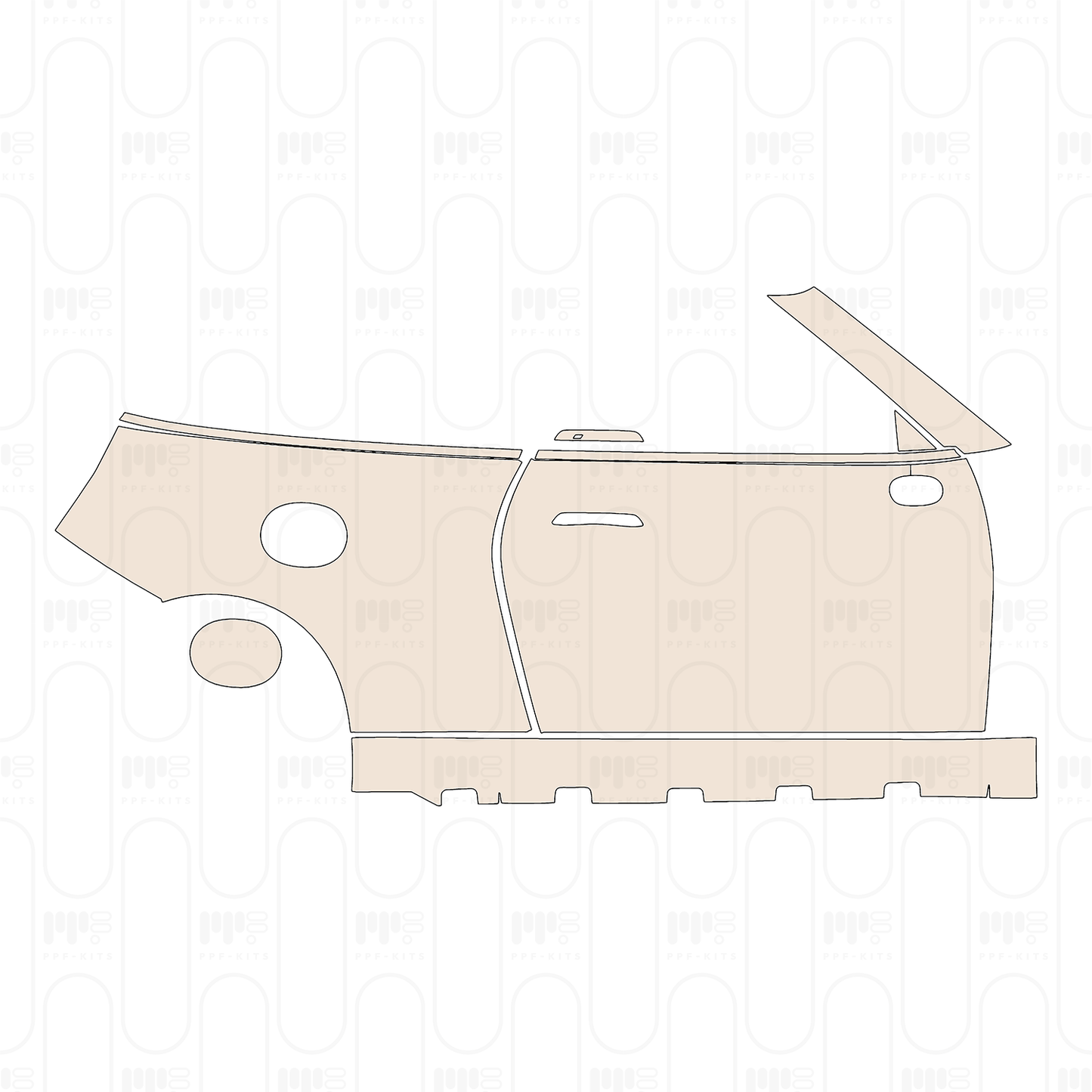 Pre-Cut PPF MINI Electric MINI Cooper Base 2025