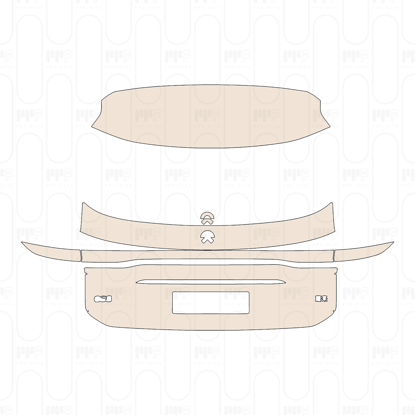 Pre-Cut PPF NIO ES8 2023