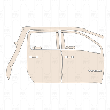 Pre-Cut PPF Nissan Titan Crew Cab Pro-4X 2022