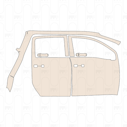 Pre-Cut PPF Nissan Titan Crew Cab Pro-4X 2022