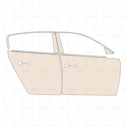 Pre-Cut PPF Peugeot 308 (EU) Active 2023