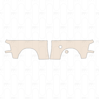 Pre-Cut PPF RAM Trucks 2500 Crew Cab Tradesman 2022