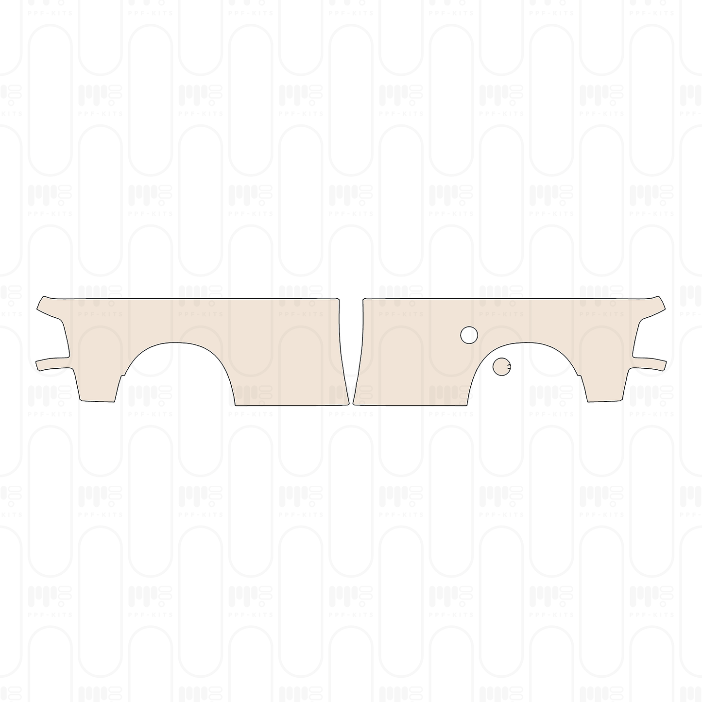 Pre-Cut PPF RAM Trucks 2500 Crew Cab Tradesman 2022