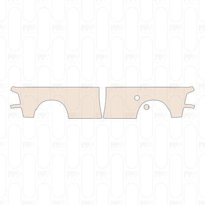 Pre-Cut PPF RAM Trucks 2500 Crew Cab Tradesman 2022