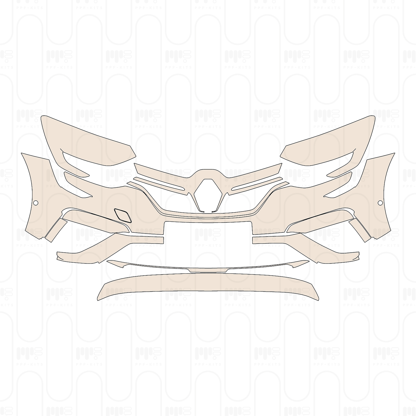 Pre-Cut PPF Renault Arkana Techno 2023