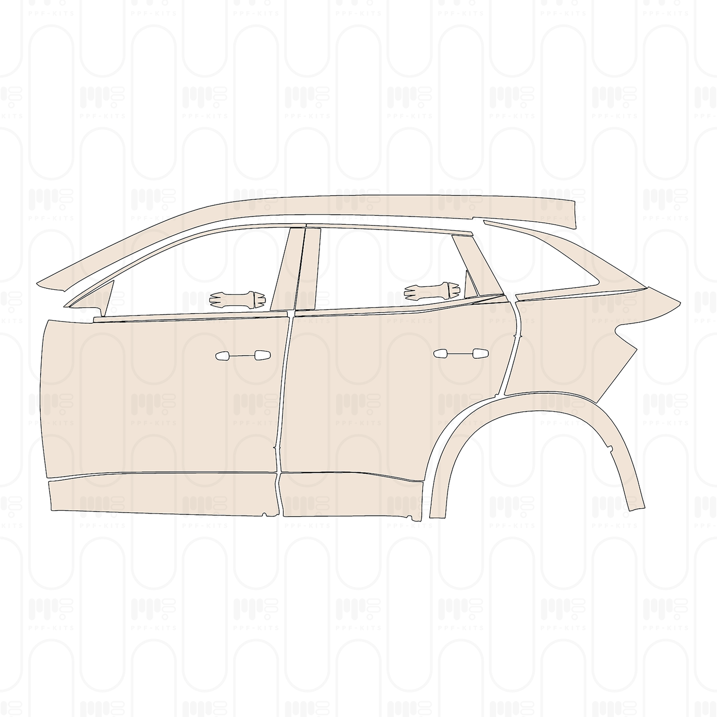 Pre-Cut PPF Renault Austral Iconic Esprit Alpine 2023