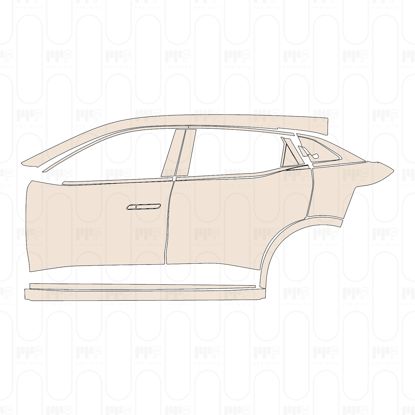 Pre-Cut PPF Renault Megane E-Tech 2023
