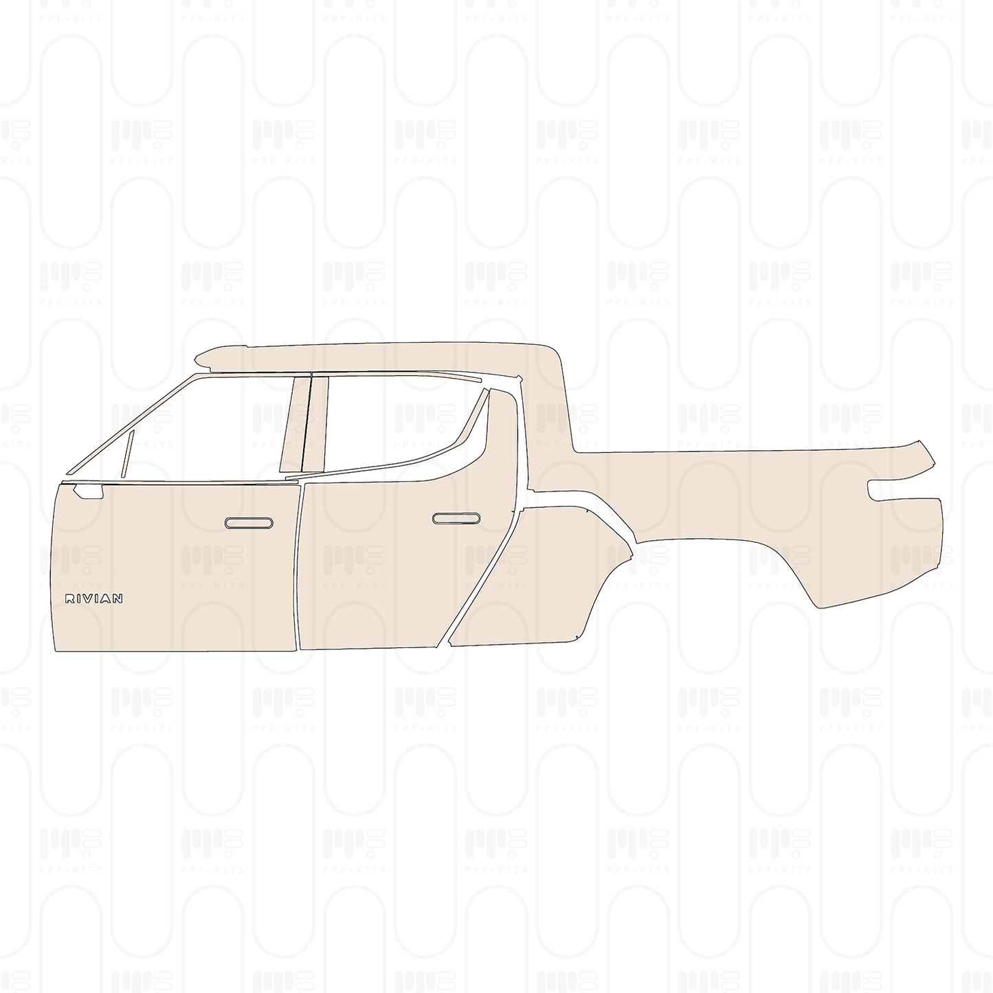 Pre-Cut PPF Rivian R1T 2023