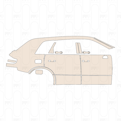 Pre-Cut PPF Toyota Century SUV 2024
