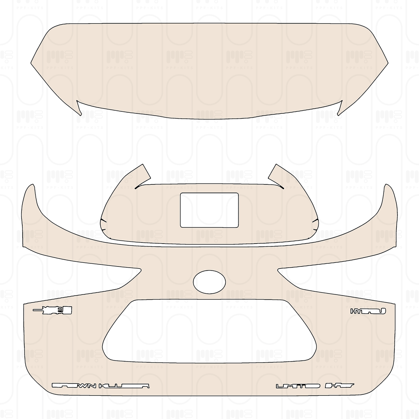 Pre-Cut PPF Toyota Crown Kluger 2023