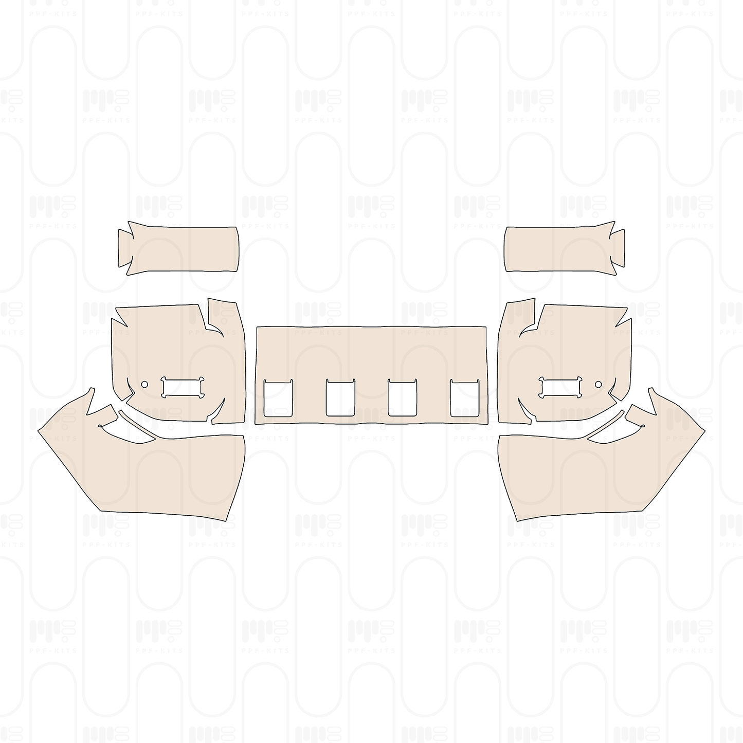Pre-Cut PPF Toyota Prado Base 2025