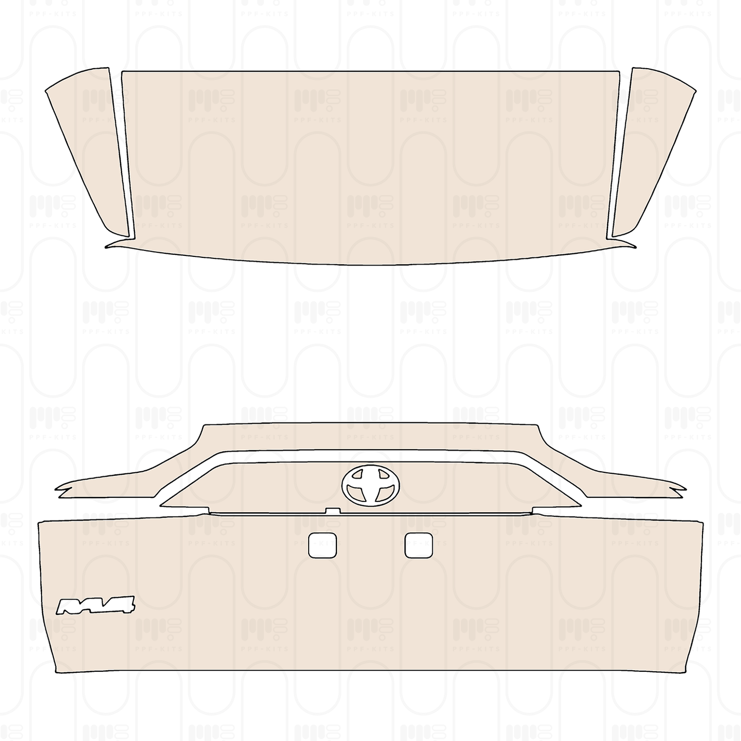 Pre-Cut PPF Toyota RAV4 Base 2025