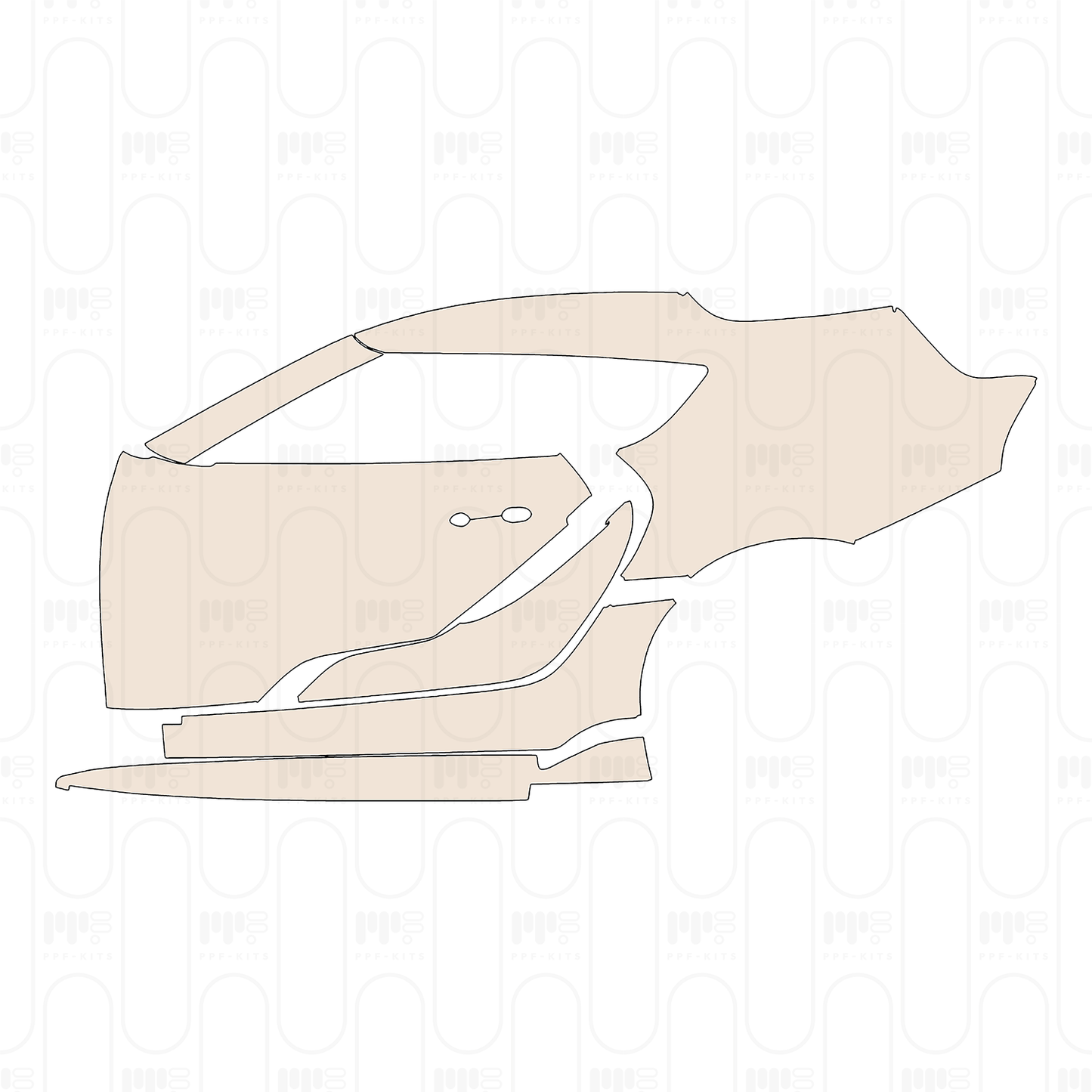 Pre-Cut PPF Toyota Supra 2023