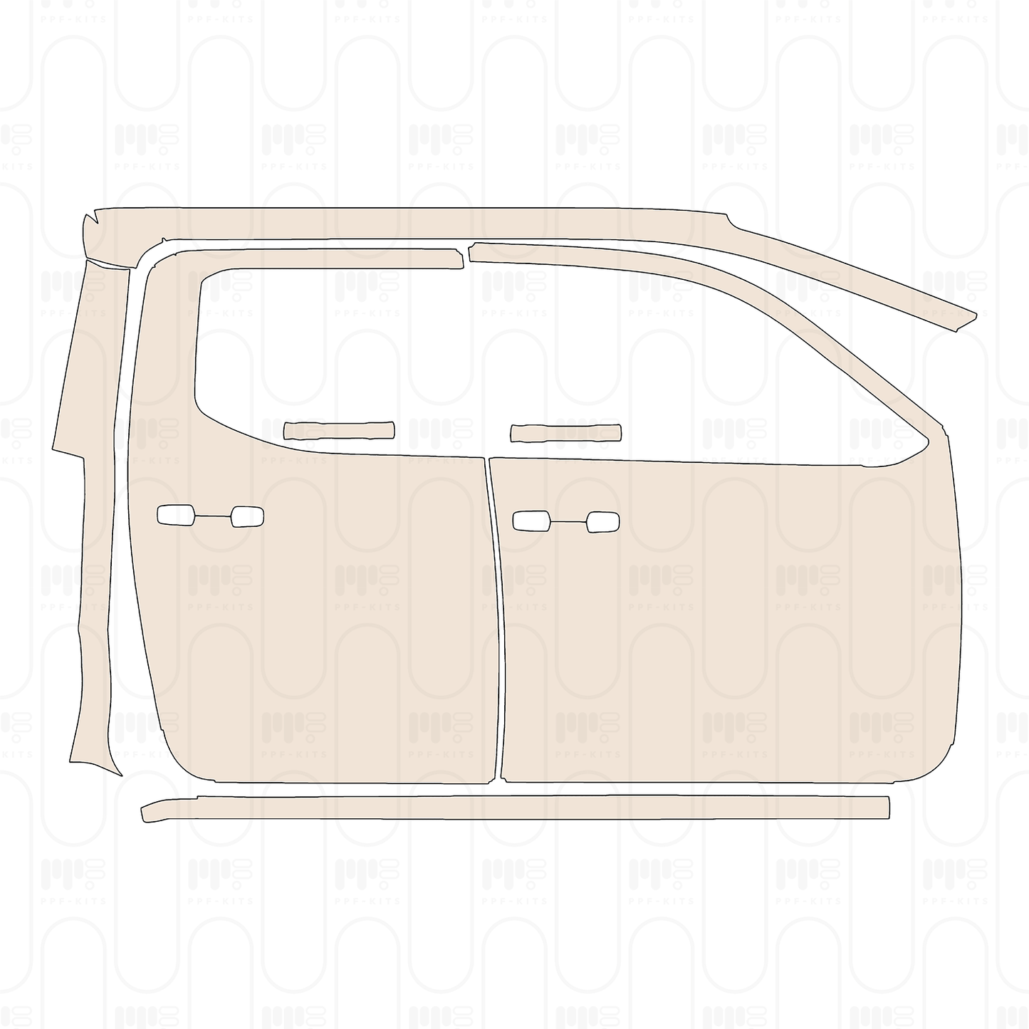 Pre-Cut PPF Toyota Tacoma Double Cab TRD Off-Road 2024