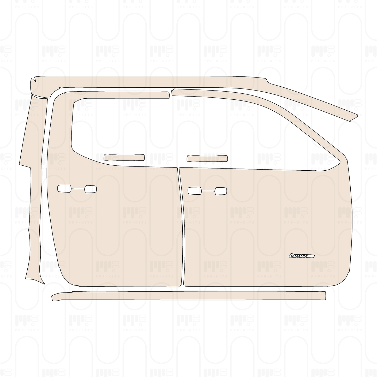 Pre-Cut PPF Toyota Tacoma Double Cab Limited 2024